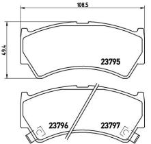 BREMBO P79013 - PASTILLA DE FRENO