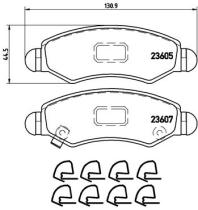 BREMBO P79015 - PASTILLA DE FRENO