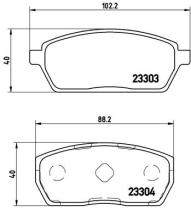 BREMBO P79017 - PASTILLA DE FRENO