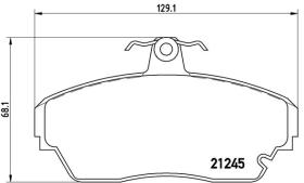 BREMBO P82001 - PASTILLA DE FRENO