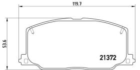 BREMBO P83016 - PASTILLA DE FRENO