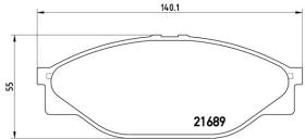 BREMBO P83023 - PASTILLA DE FRENO