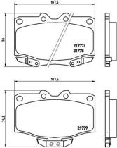 BREMBO P83026 - PASTILLA DE FRENO