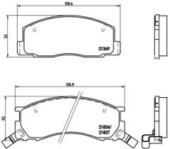 BREMBO P83029 - PASTILLA DE FRENO