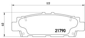 BREMBO P83032 - PASTILLA DE FRENO