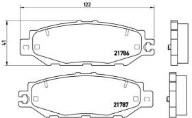 BREMBO P83036 - PASTILLA DE FRENO