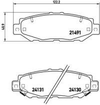 BREMBO P83038 - PASTILLA DE FRENO