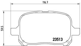 BREMBO P83040 - PASTILLA DE FRENO