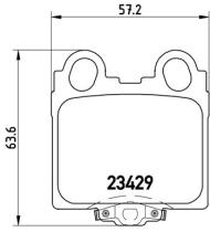 BREMBO P83045 - PASTILLA DE FRENO