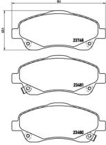 BREMBO P83046 - PASTILLA DE FRENO