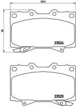 BREMBO P83048 - PASTILLA DE FRENO