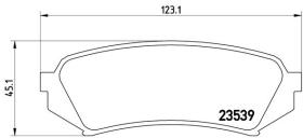 BREMBO P83049 - PASTILLA DE FRENO