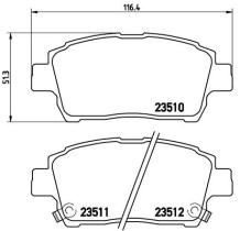 BREMBO P83051 - PASTILLA DE FRENO