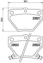 BREMBO P83052 - PASTILLA DE FRENO