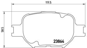 BREMBO P83054 - PASTILLA DE FRENO