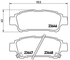 BREMBO P83056 - PASTILLA DE FRENO