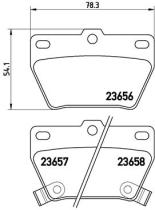 BREMBO P83057 - PASTILLA DE FRENO