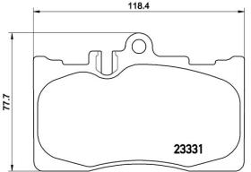 BREMBO P83058 - PASTILLA DE FRENO