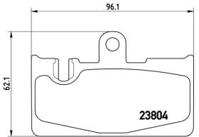 BREMBO P83059 - PASTILLA DE FRENO