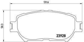 BREMBO P83062 - PASTILLA DE FRENO