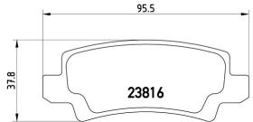 BREMBO P83065 - PASTILLA DE FRENO