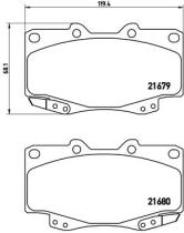 BREMBO P83069 - PASTILLA DE FRENO