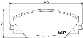 BREMBO P83071 - PASTILLA DE FRENO