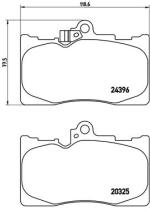 BREMBO P83072 - PASTILLA DE FRENO