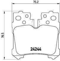 BREMBO P83076 - PASTILLA DE FRENO