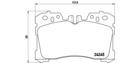 BREMBO P83077 - PASTILLA TURISMO