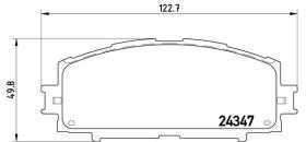 BREMBO P83086 - PASTILLA DE FRENO