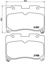 BREMBO P83090 - PASTILLA DE FRENO