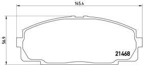 BREMBO P83092 - PASTILLA DE FRENO