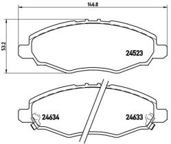 BREMBO P83094 - PASTILLA DE FRENO