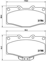 BREMBO P83095 - PASTILLA DE FRENO