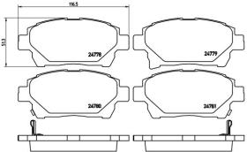 BREMBO P83097 - PASTILLA DE FRENO