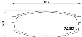 BREMBO P83098 - PASTILLA DE FRENO