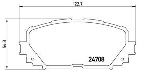 BREMBO P83101 - PASTILLA DE FRENO