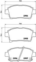 BREMBO P83103 - PASTILLA DE FRENO