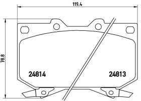 BREMBO P83108 - PASTILLA DE FRENO