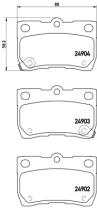 BREMBO P83113 - PASTILLA DE FRENO