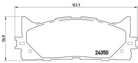 BREMBO P83117 - PASTILLA DE FRENO