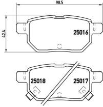 BREMBO P83133 - PASTILLA DE FRENO