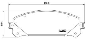 BREMBO P83145 - PASTILLA DE FRENO