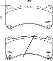 BREMBO P83146 - PASTILLA DE FRENO