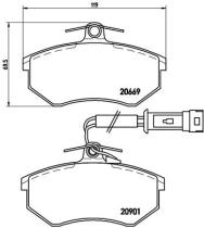 BREMBO P85016 - PASTILLA DE FRENO