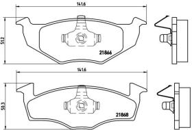 BREMBO P85025 - PASTILLA DE FRENO