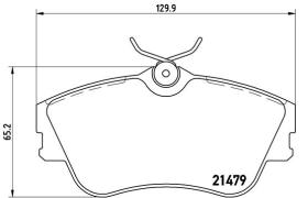 BREMBO P85029 - PASTILLA DE FRENO