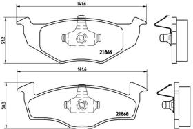 BREMBO P85031 - PASTILLA DE FRENO