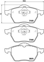 BREMBO P85036 - PASTILLA DE FRENO